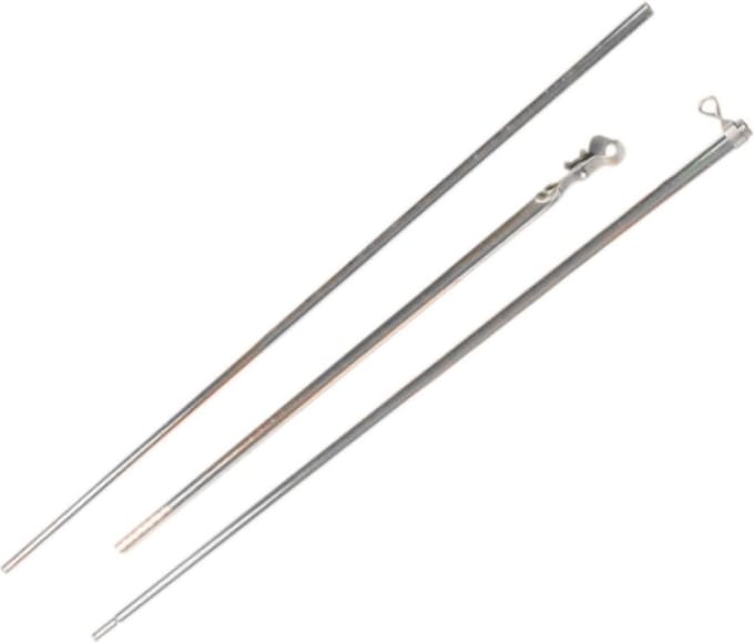 Campking Stormstok 170-250 cm, 22mm staal - Stokdelen -