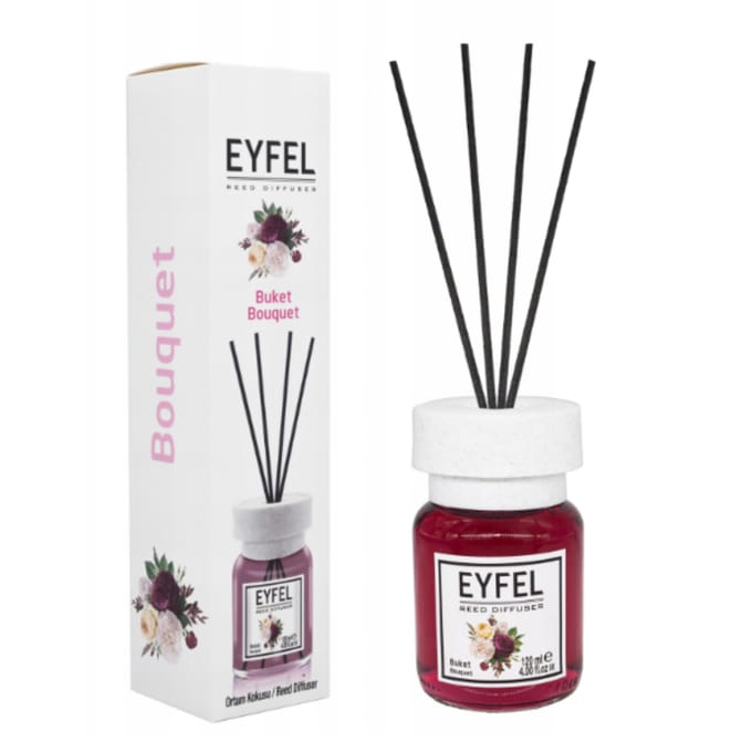 EYFEL - REED DIFFUSER - GEURSTOKJES - HUISPARFUM - BOUQUET - 120ML