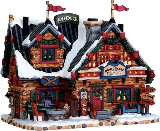 Lemax - Apres-ski Lodge -  B/o Led - Kersthuisjes & Kerstdorpen