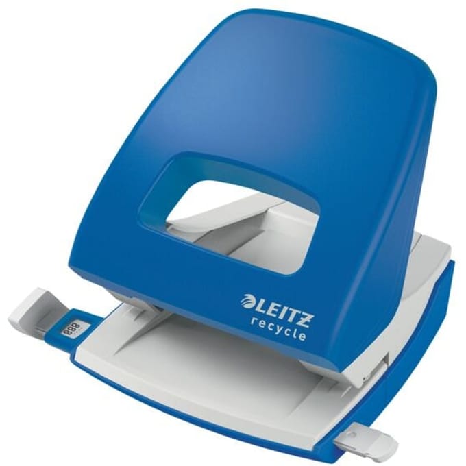 Leitz NeXXt Gerecyclede Perforator - Perforeert Tot 30 Vel - Blauw