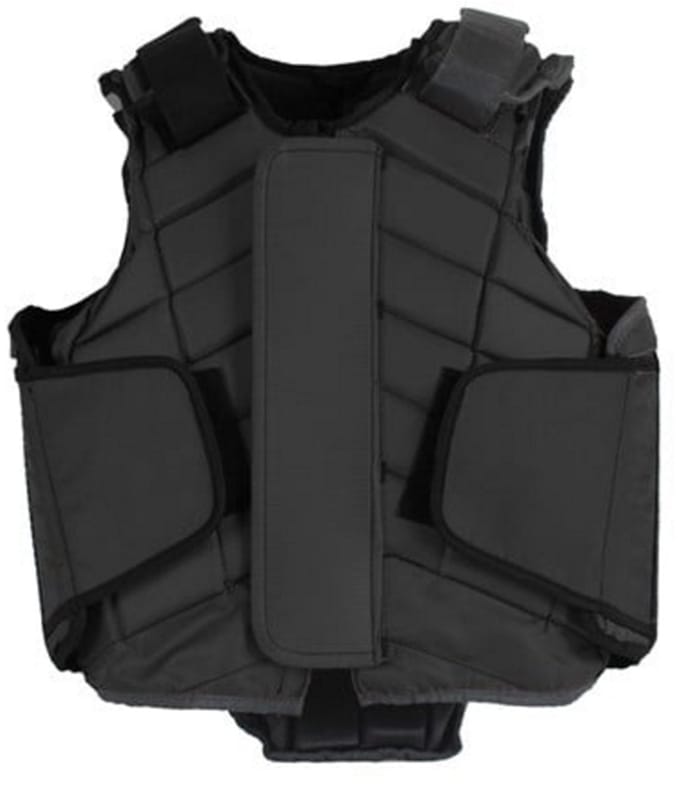 HB BODYPROTECTOR VELCRO Zwart