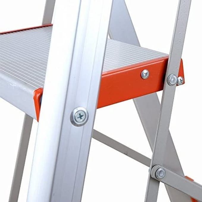 Aluminium Vouwladder 4 Treden voor Thuisgebruik