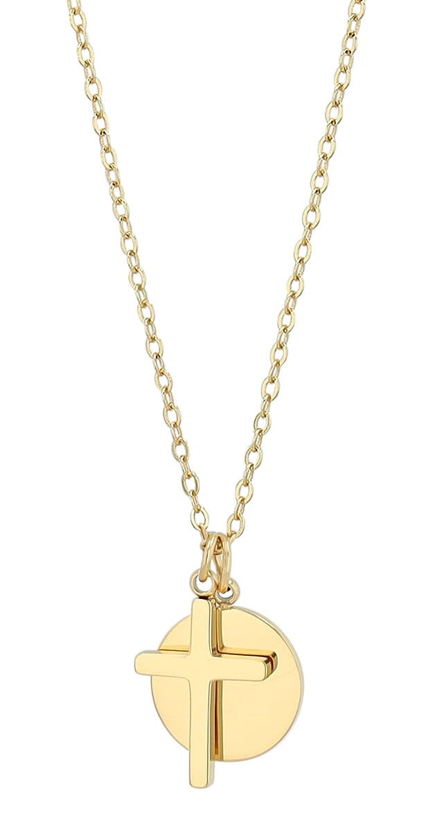AKZENT Akzent damesketting met hanger Caitlin, Edelstahl, personaliseerbaar