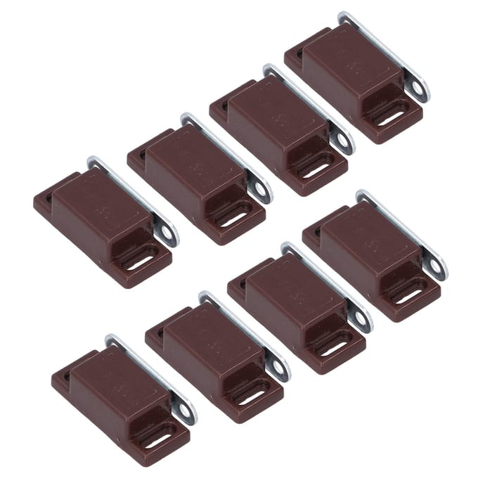 8 Set Roestvrij Staal Magnetische Deurvanger Kast Kledingkast Kastdeur Demper Buffer Meubels bruin