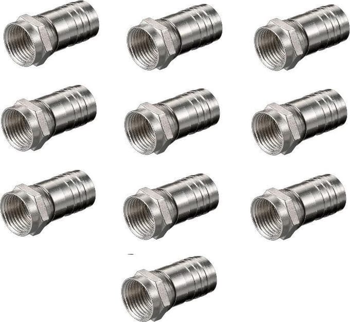 Wentronic WEFC 8 F-Connector | F connector | verpakt per 10 stuks