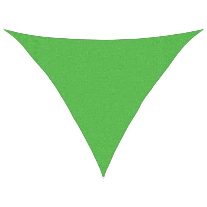 vidaXL - Zonnezeil - 160 - g/m² - 3x3x4,2 - m - HDPE - lichtgroen