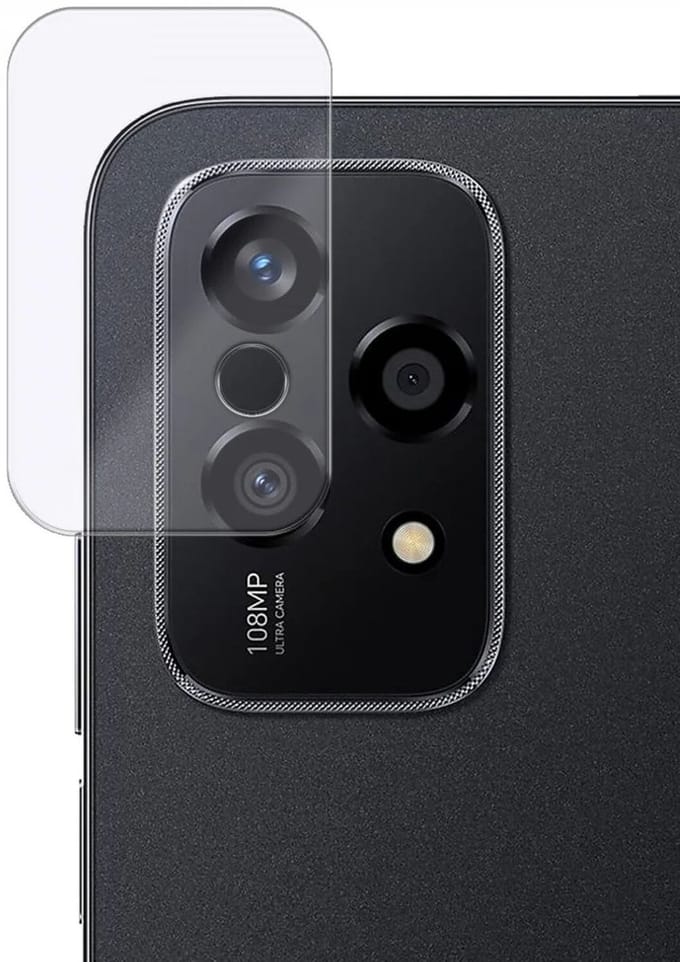 Rosso Camera Protector Geschikt voor Honor 200 Lite | Camera Lens Bescherming | Case Friendly | Ultra Dun Glas | Transparant