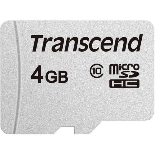 Transcend Premium 300S microSDHC-kaart – 4 GB – Class 10