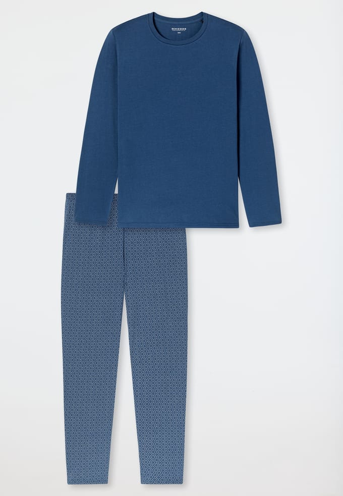 Pyjama lang navy patroon - Casual Essentials 58