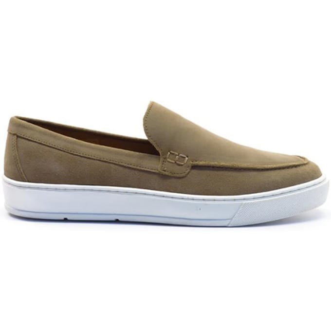 PS Poelman GREGORY Heren Instappers - Taupe - Maat 45