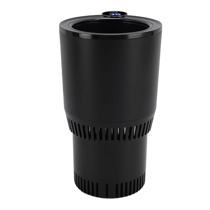2-in-1 Slimme Auto Bekerhouder Warmer Koeler Auto Auto Koeling Verwarming Beker Mokhouder Houd Drank Drank Koel L paars
