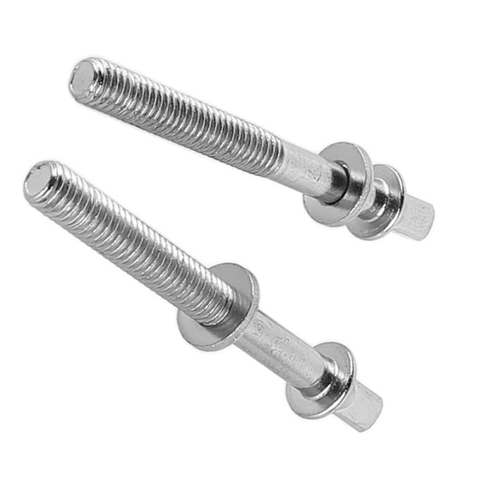 2 STKS IJzeren Trommel Spanbouten RVS Spanstangen Percussie Vervangingsaccessoire WC902 gray