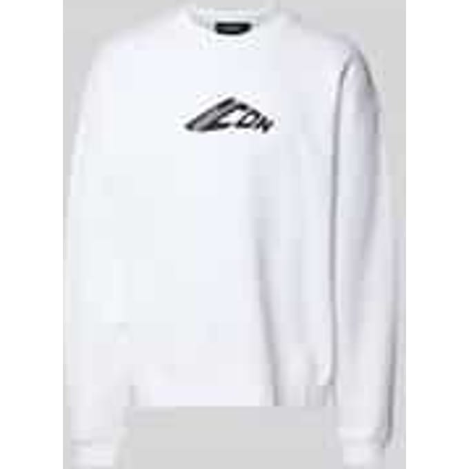 Sweatshirt met ribboorden