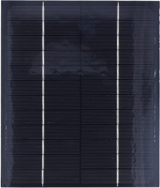 Zonnepaneel Module - Zonnecel - Energie Opwekken - Weerbestendige Constructie - 6W 12V - Zwart