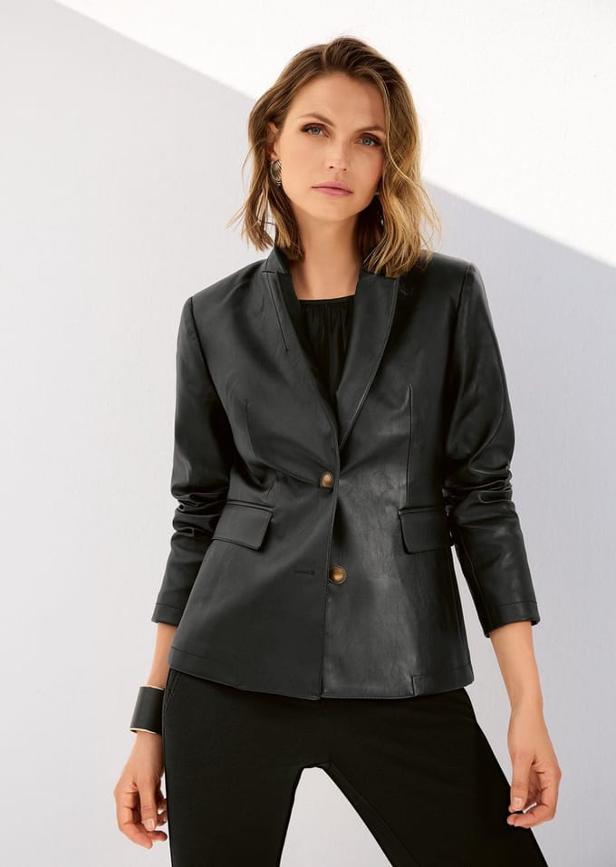 MADELEINE Leren Blazer Leren blazer