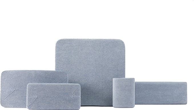 Soundskins – Luxe textielhoes / Luidsprekeraccessoire – Compatibel met Sonos Play 3 - Lichtblauw