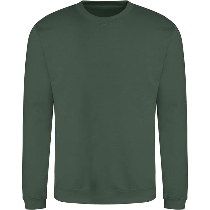 Just Hoods - AWDis Sweat - Bottle Green maat M