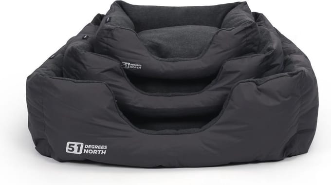 51Degrees North Storm - Hondenmand - M - Antraciet - 70 x 50 x 25 cm