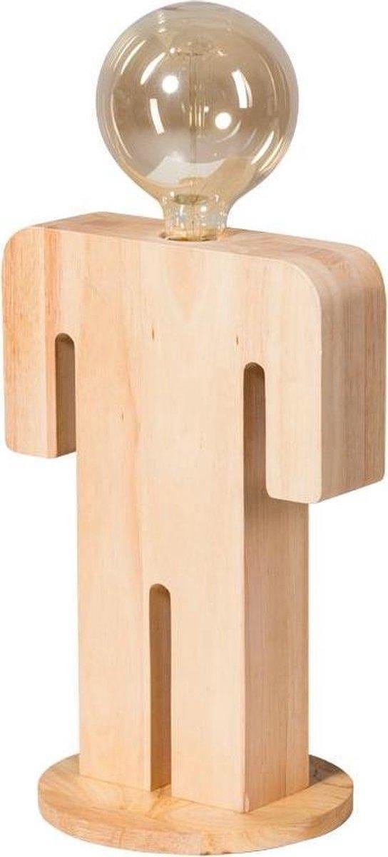 ETH Adam-Eve Tafellamp M - E27 - Hout - Adam