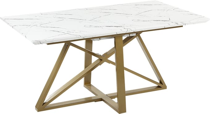 MAXIMUS - Eettafel - Wit - MDF