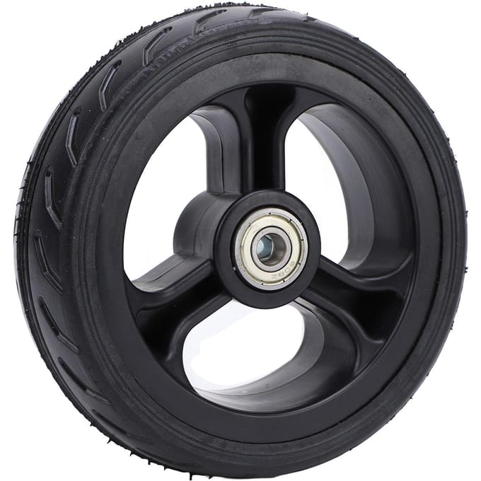 5 Inch Massief Rubber Wiel met Lager Vervangingswiel voor Grastrimmer Handwagen Trolley