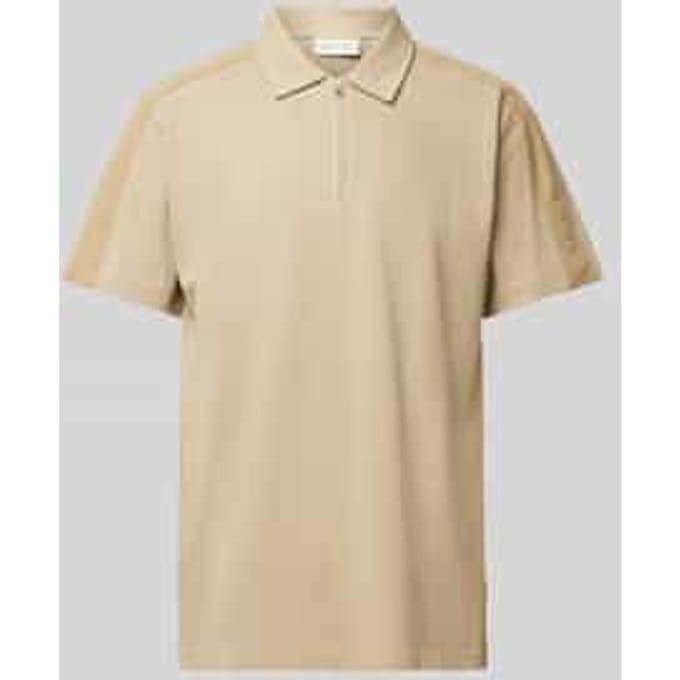 Poloshirt met labeldetail