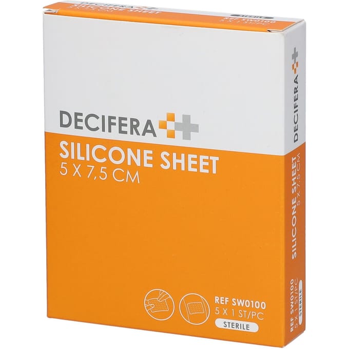 Decifera Silicone Sheet 5x 7,5cm 5