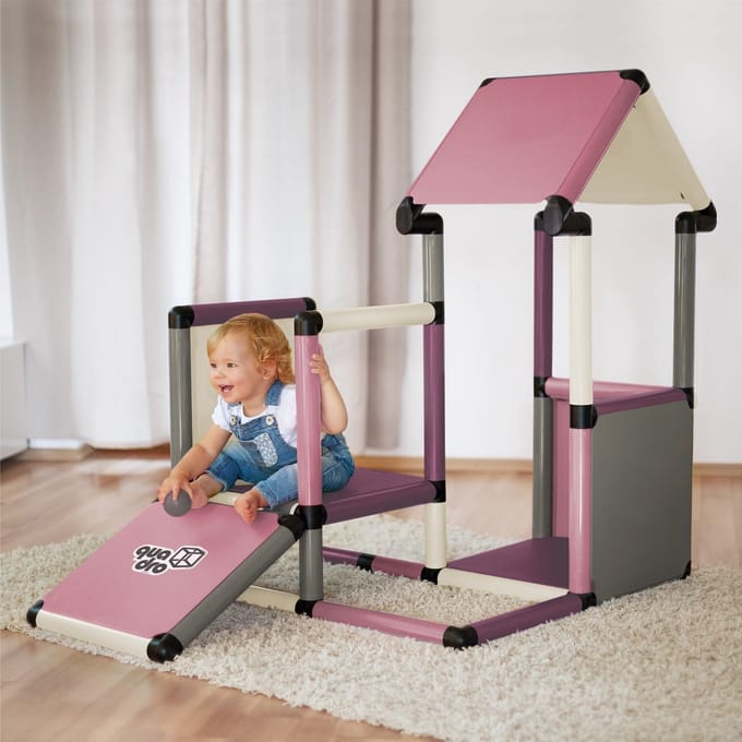 Quadro Adventure Home - Berry/Grijs - 71014