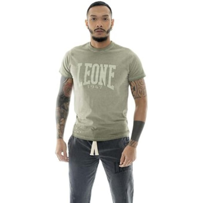 T-shirt Leone 1947 Man Short Sleeves Old Wash