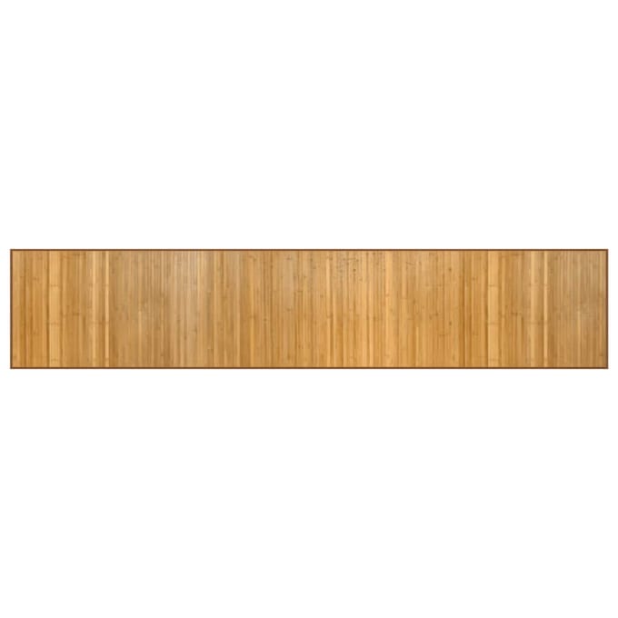 vidaXL - Vloerkleed - rechthoekig - 60x300 - cm - bamboe - naturel