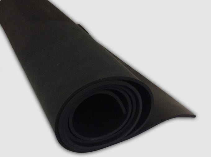 Yoga mat van natuurrubber extra lang