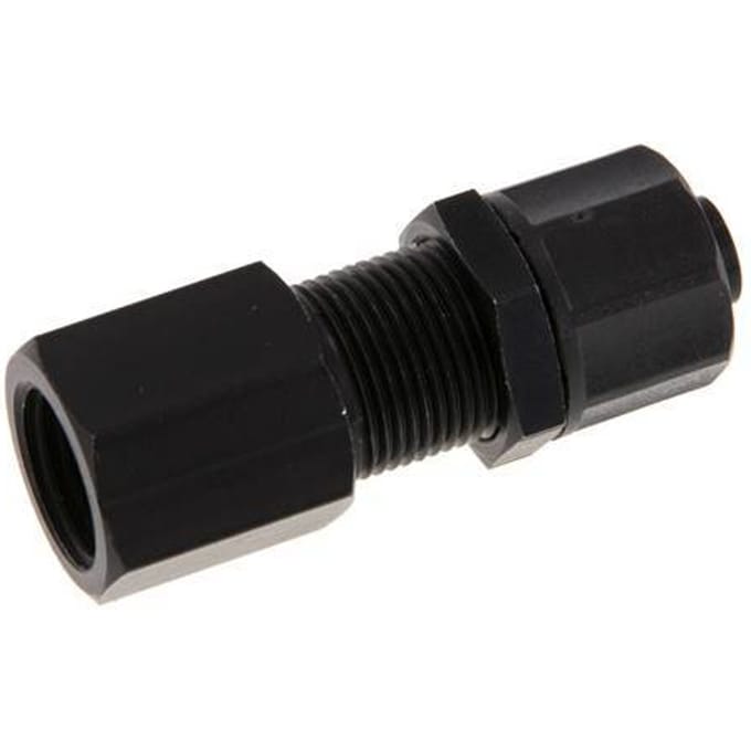 10x8 & G1/4'' Aluminium Rechte Opsteekkoppeling Binnendraad Schotdoorvoer