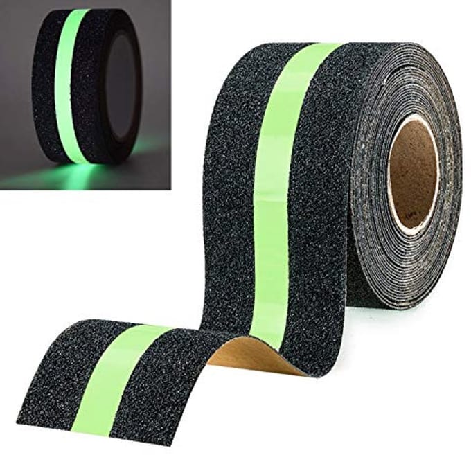 Antislip Griptape Glow in the Dark voor Trappen en Terrassen - 10 m x 50 mm