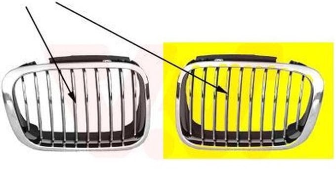 VanWezel 0646515 - Grille calandre gauche pour Bmw 3 e46 4 portes de 2002 à 2005