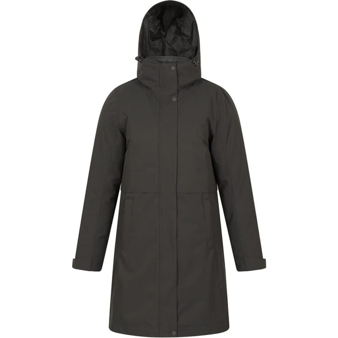 Mountain Warehouse Dames/Dames Luna 3 in 1 Lang Waterdicht Jasje (Groen)