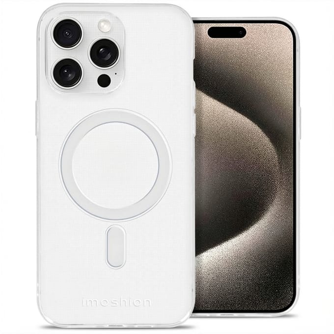 imoshion Backcover met MagSafe voor de Apple iPhone 15 Pro Max - Transparant