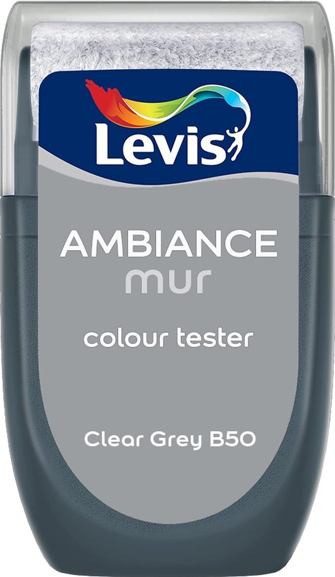Levis - Muurverf Kleurtester Mat Mix - Clear Grey B50 - Mengverf - 30 Ml