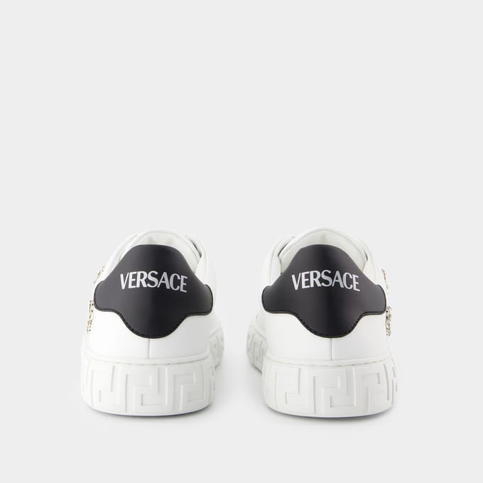 Versace La Greca sneakers - - Stof - Wit