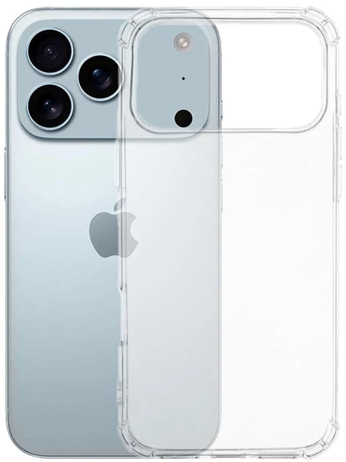 Mobile5 - Apple iPhone 17 Pro Max - Transparant telefoonhoesje - Anti Shock - Schokbestendig