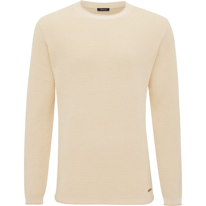 Tresanti EXAN Roll cuffs long sleeve pullover Beige (TRKWJA117 - 101)