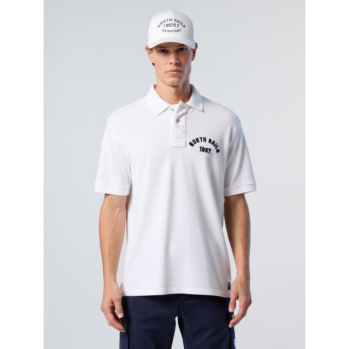 North Sails Polo overhemd Met vintage wassing