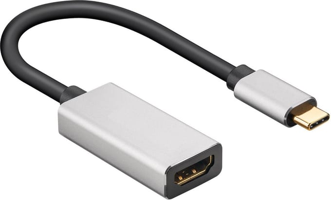 Goobay USB-C-adapter naar HDMI, 8K @ 30 Hz, USB-C > HDMI, Bulk
