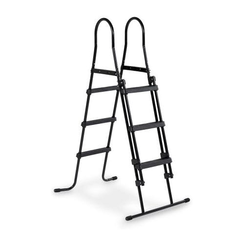 EXIT Zwembad Frame Pool Zwembadtrap - Zwembadladder - 91 - 107 cm  - 43 Inch - Zwart