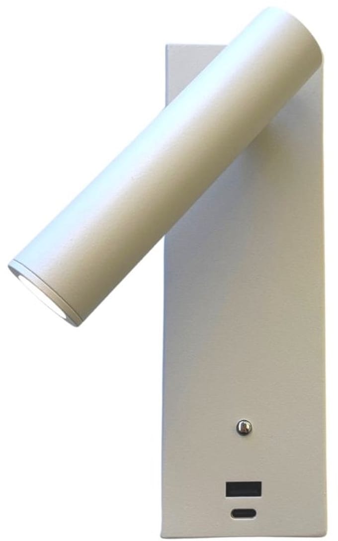 Kosilum - Tofino - Wandlamp - Wit - Aluminium