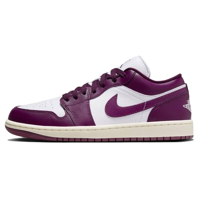 Air Jordan 1 Low Bordeaux Dames Sneakers Paars Wit Zeil DC0774-161 43