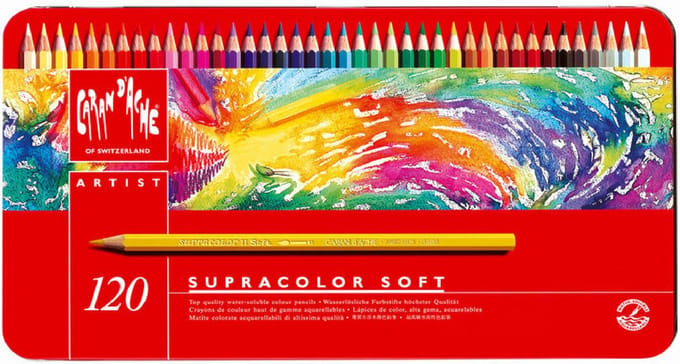 Caran d'Ache Supracolor Soft blik 120 aquarelpotloden