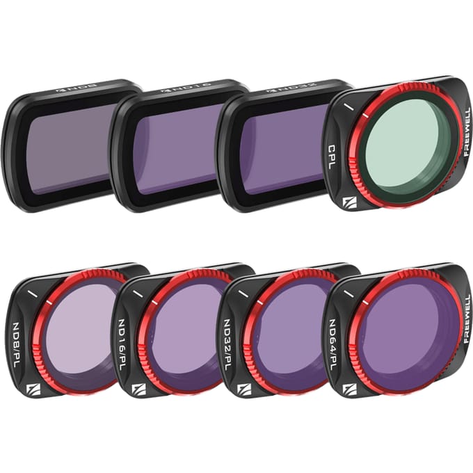 Freewell DJI Osmo Pocket 3/4 Filters All Day 8 Pack
