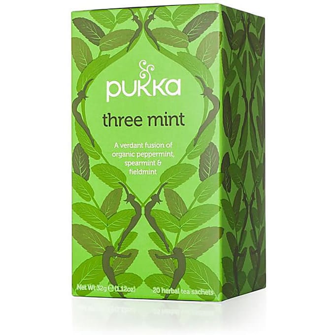 Pukka Three Mint Bio Thee 20 zakjes