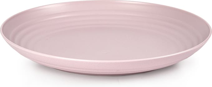 PlasticForte Rond bord/camping bord - D22 cm - lichtroze - kunststof