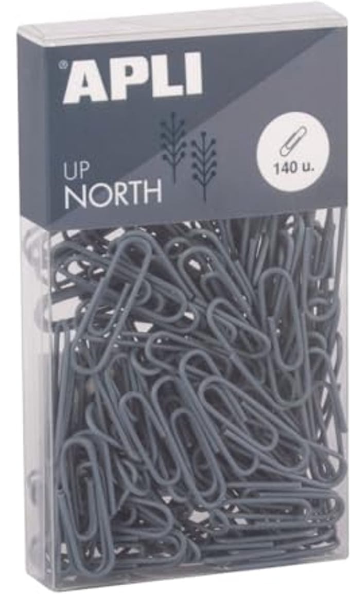 Metalen Paperclips 28 mm - 140 Stuks - Blauw - Bureauaccessoires